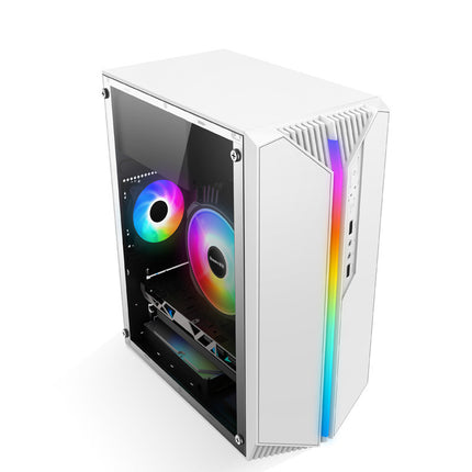 RGB Full-side Transparent Chassis PC Case only