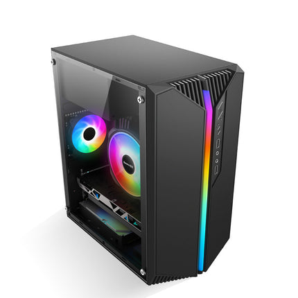 RGB Full-side Transparent Chassis PC Case only