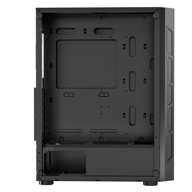 Mid-Tower PC Gaming Case + 3 X 120 Mm ARGB Fans - For ATX Motherboard