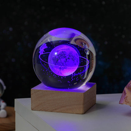 Luminous Crystal Ball Desktop Lamps