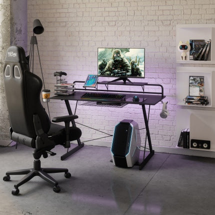 Carbon Computer Gaming Desk