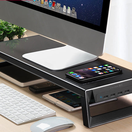 Computer Monitor Rack/Riser with USB Ports