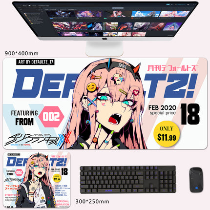 Oversized Anime Mouse Pad
