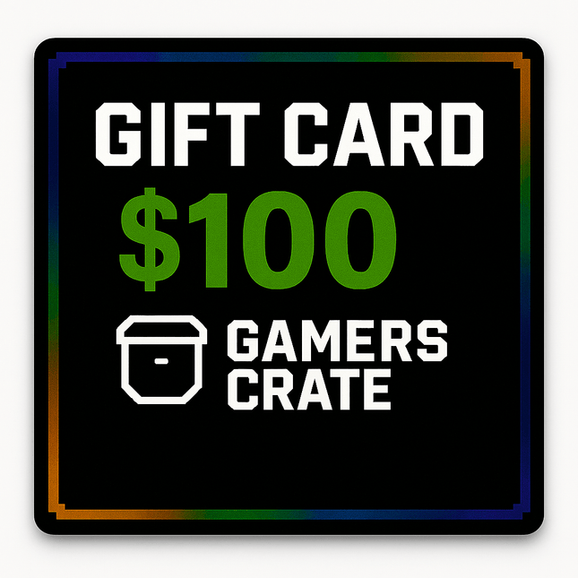 GamersCrate $100 Digital Gift Card – Store Credit & Online Voucher - Gamers Crate