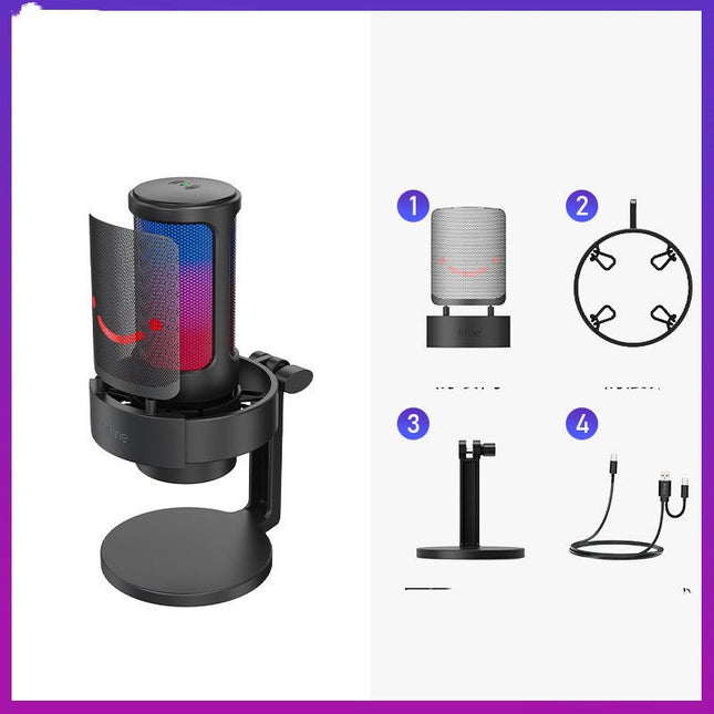 GamersCrate A8 Cardioid USB Gaming Microphone – Desktop PC Streaming Mic - Gamers Crate