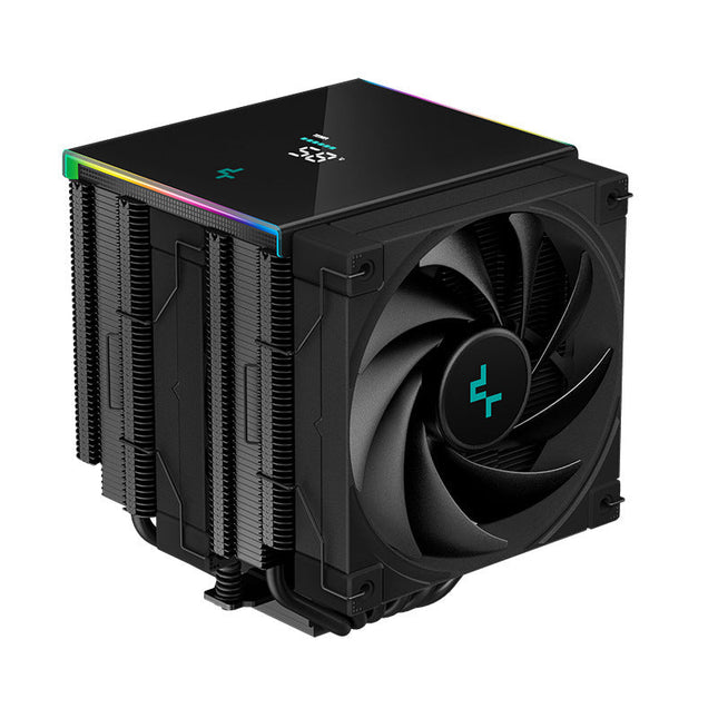 GamersCrate AK620 Digital Display CPU Air Cooler – Black Twin Tower - Gamers Crate