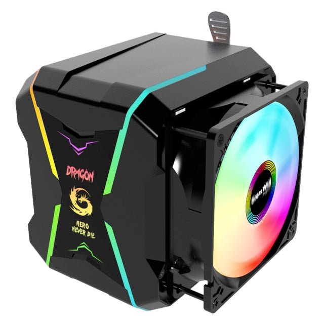 GamersCrate ARGB CPU Cooler – Universal Intel & AMD Hydraulic Bearing Fan - Gamers Crate