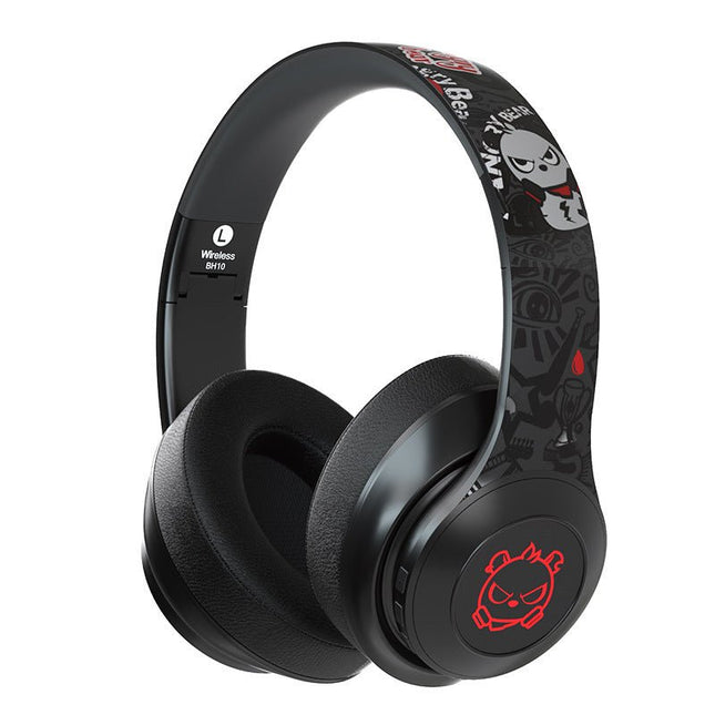 GamersCrate BH10 Graffiti Bear Wireless Gaming Headset – Stereo Sound - Gamers Crate