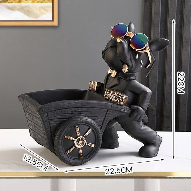 GamersCrate Cool Dog Desktop Figure – Resin Organizer Tray & Key Holder - Gamers Crate