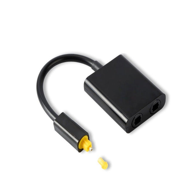 GamersCrate Digital Optical Audio Splitter – 2 In 1 Out Fiber Optic Converter - Gamers Crate