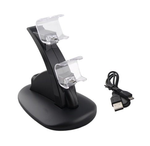 GamersCrate Dual USB Charging Dock Stand for PlayStation 4 Controllers - Gamers Crate
