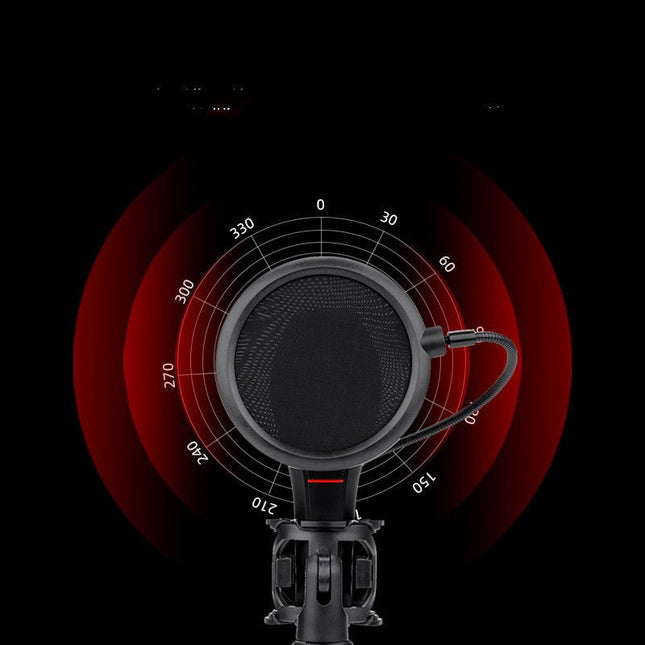 GamersCrate GM300 Wired Desktop Condenser Microphone for Live Broadcast - Gamers Crate