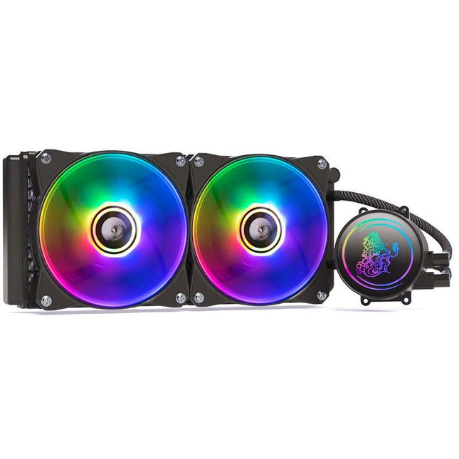GamersCrate Kirin 240 CPU Water Cooler | ARGB Fans, Quiet Operation - Gamers Crate
