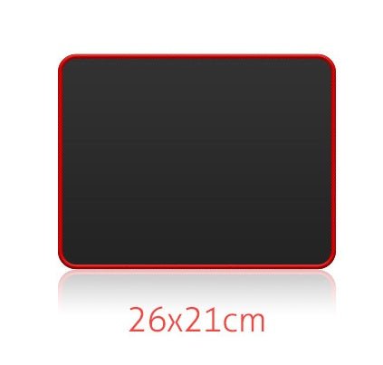 GamersCrate Large Gaming Mouse Pad – Black & Red Rubber Desk Mat - Gamers Crate