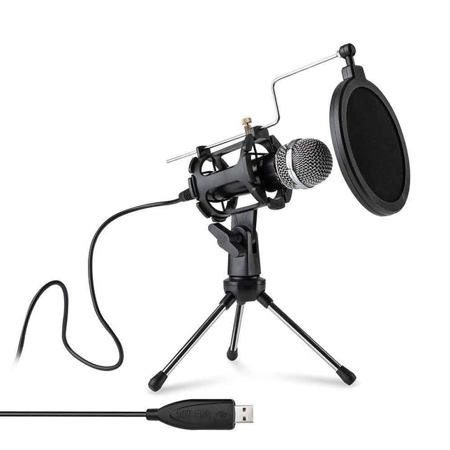 GamersCrate Omnidirectional Desktop Microphone for PC, PS4 & PS5 Gaming - Gamers Crate