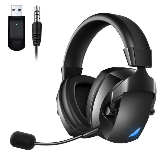 GamersCrate Over - Ear Gaming Headset – Wireless Bluetooth & 2.4G Dual - Mode - Gamers Crate