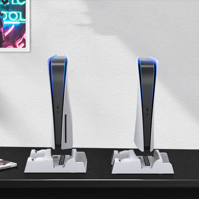 GamersCrate PS5 Cooling Stand with Dual Controller Charging Docks - Gamers Crate
