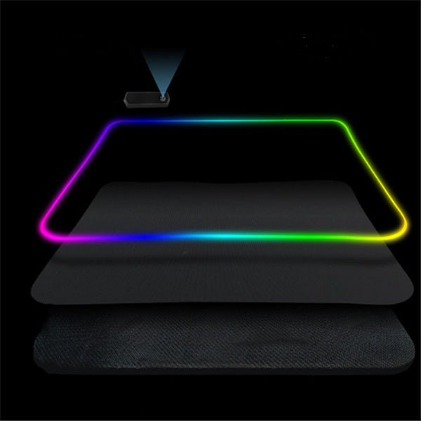 GamersCrate RGB Gaming Mouse Pad – Luminous LED Desk Mat for PC - Gamers Crate