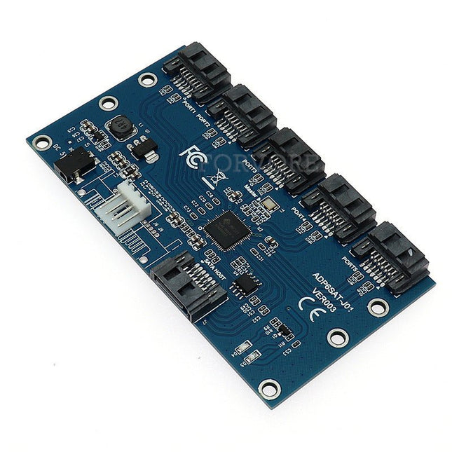 GamersCrate SATA 1 - to - 5 Port Multiplier Adapter Card – JMB585 Chip - Gamers Crate