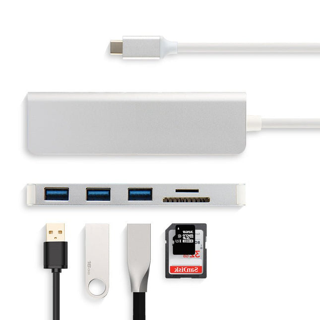 GamersCrate USB - C Multiport Adapter for MacBook – HDMI, USB 3.0, SD/TF Card - Gamers Crate
