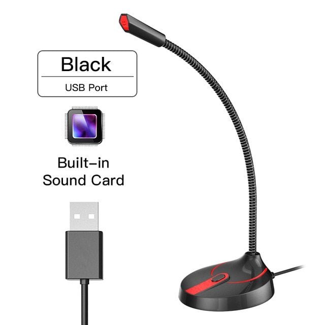 GamersCrate USB Desktop Microphone – Wireless PC Gaming & Voice Chat - Gamers Crate