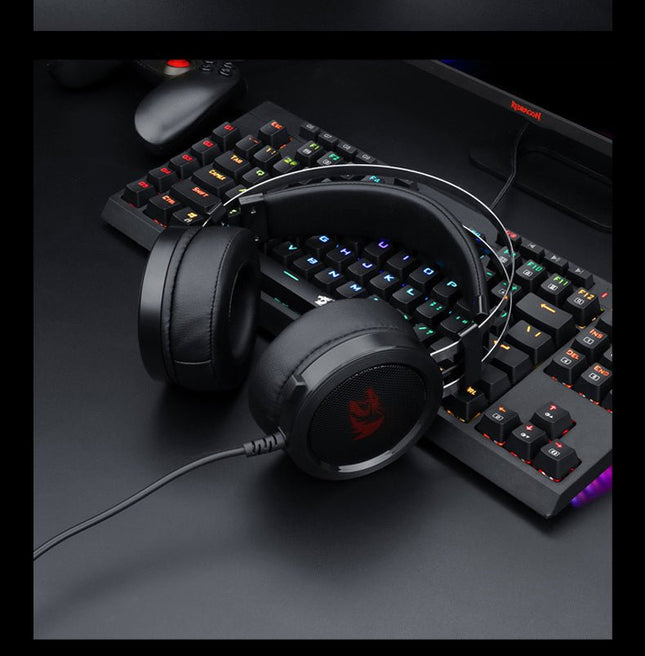 GamersCrate Wired Gaming Headset – Black, 3.5mm Jack, 2m Cable - Gamers Crate