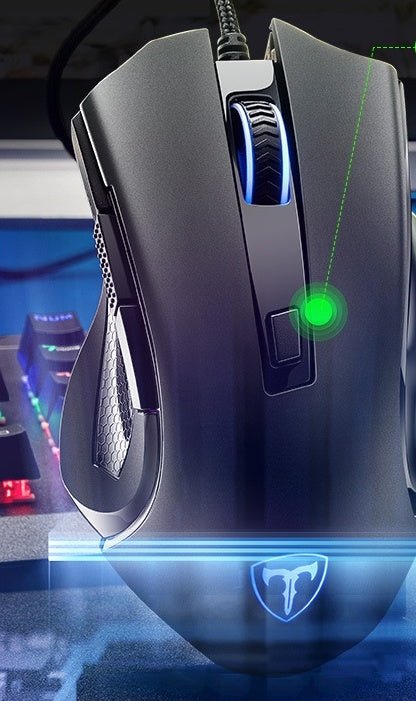 GamersCrate Wired Gaming Mouse – Ergonomic 6 - Button USB PC Mouse - Gamers Crate