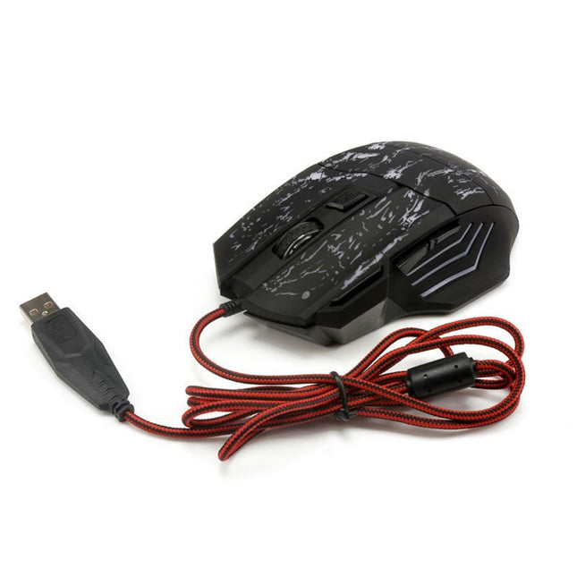 GamersCrate Wired RGB Gaming Mouse – Ergonomic USB PC Optical Mouse - Gamers Crate