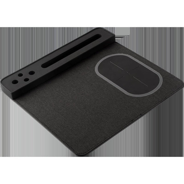 GamersCrate Wireless Charging Mouse Pad – PU Leather Desk Organizer with USB - Gamers Crate