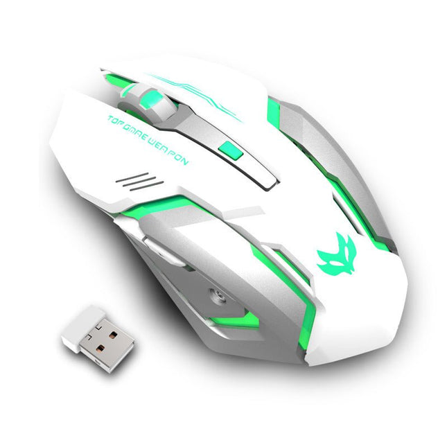 GamersCrate Wireless Silent Gaming Mouse – Ergonomic, 1600 DPI - Gamers Crate
